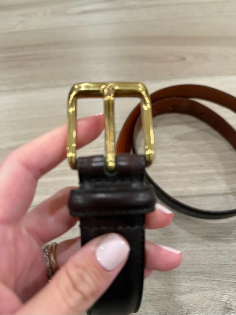 Coach Black Leather Belt #5950 Size 40
